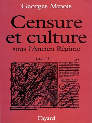 cover image of Censure et culture sous l'Ancien Régime
